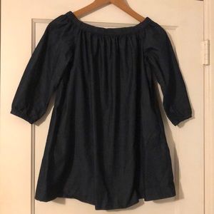 Polo chambray off the shoulder top